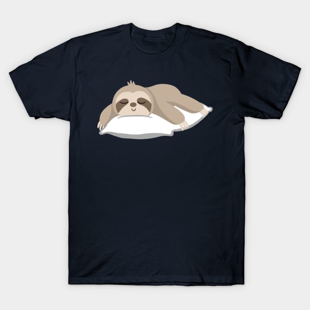 Sleepy Sloth T-Shirt by herofficial